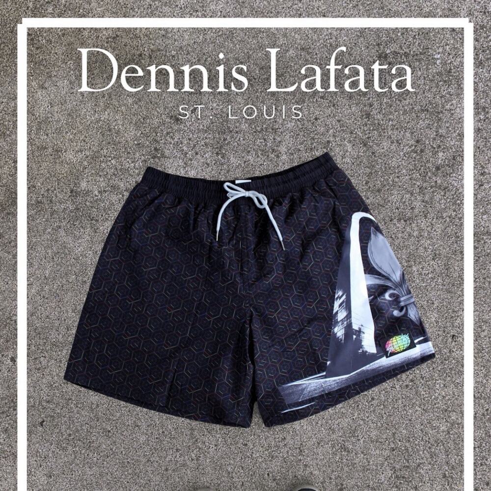 Slunks Womens Black Athletic Volleyball Shorts 2" Size XS Ltd Edition St. Louis